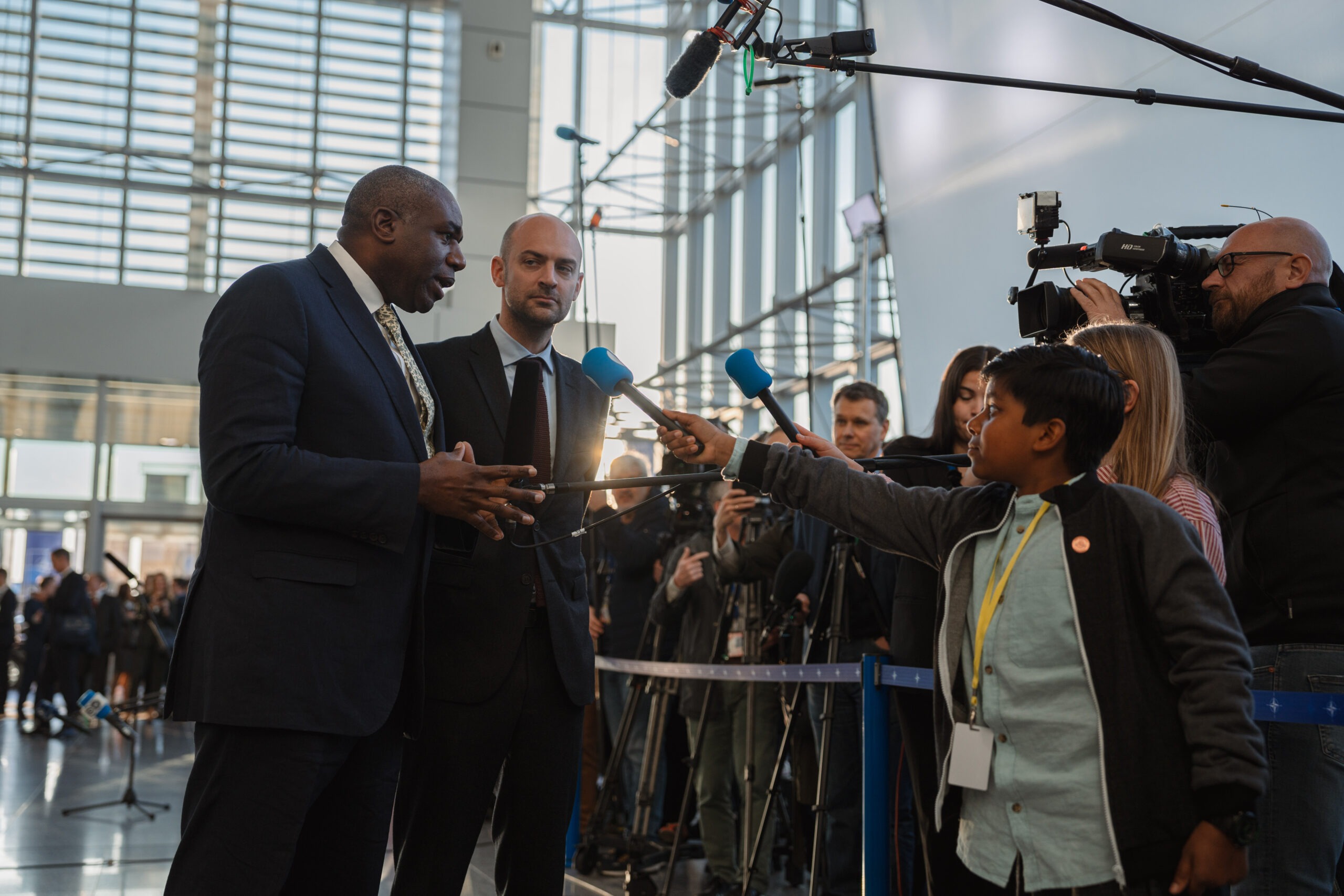Foreign Secretary David Lammy visits Belgium